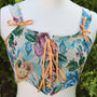 Floral Bustier Crop Corset Top