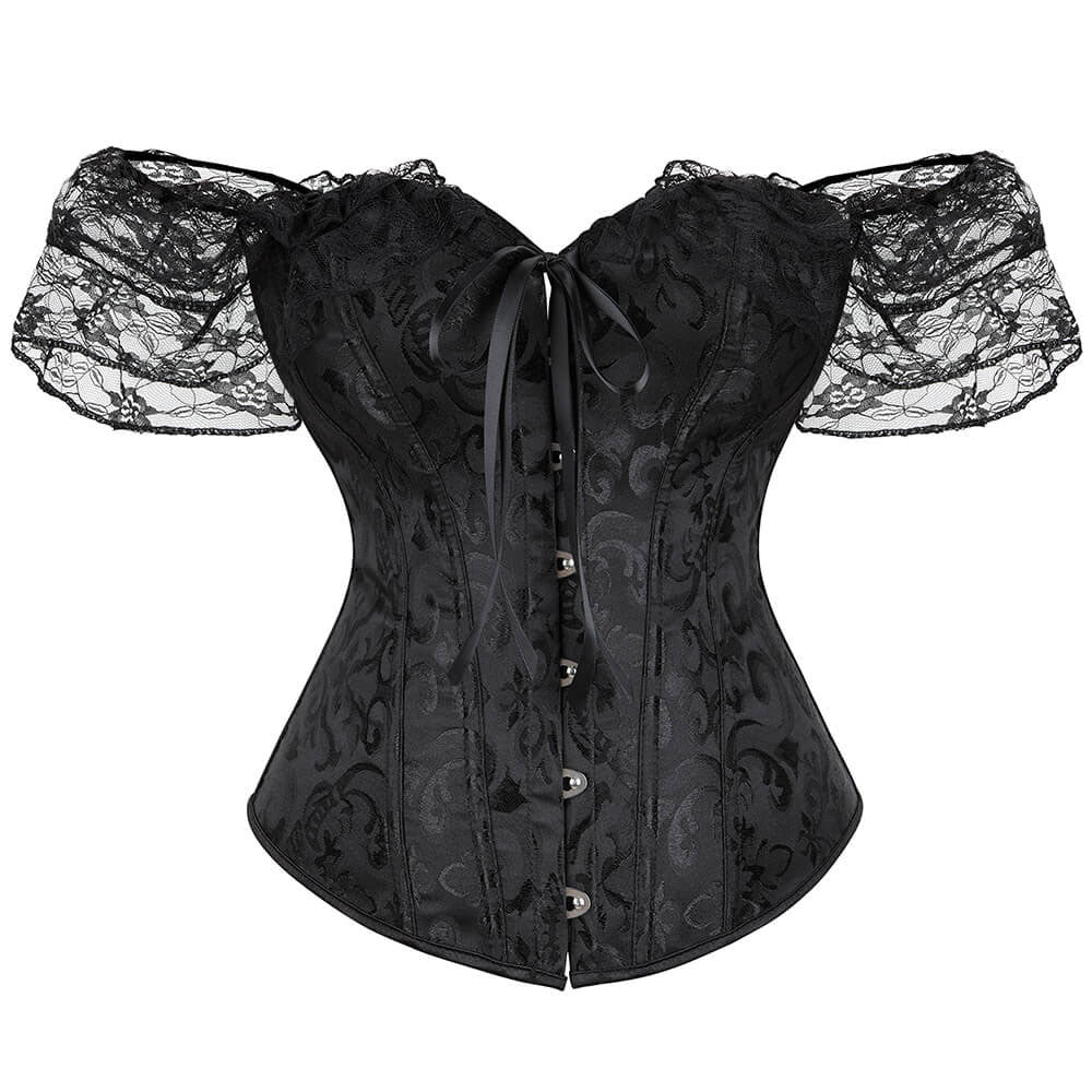 Fairy Prom Dress Overbsut Corset Top, Renaissance Prom Dress Corset