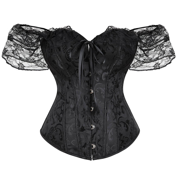 Fairy Prom Dress Overbsut Corset Top, Renaissance Prom Dress Corset