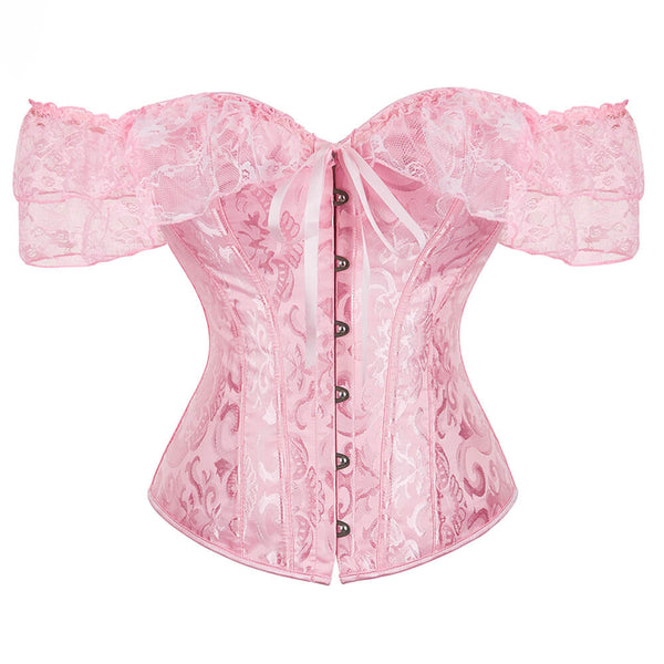 Fairy Prom Dress Overbsut Corset Top, Renaissance Prom Dress Corset