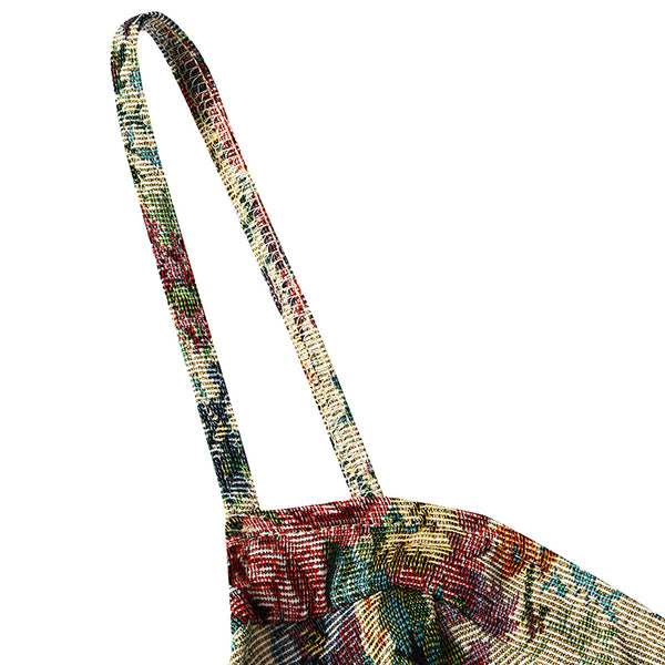 Floral Bustier Crop Top, Milkmaid Overbust Corset