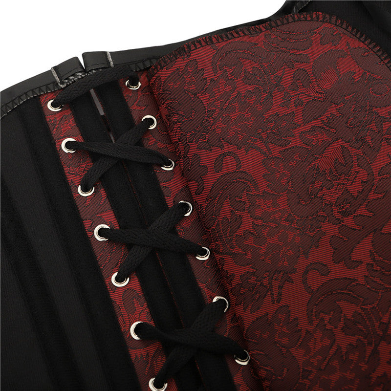 Medieval Renaissance Overbust, Steampunk Goth Pirate Corset,