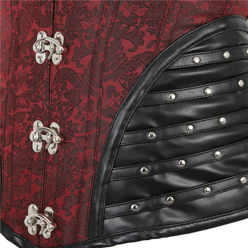 Medieval Renaissance Overbust, Steampunk Goth Pirate Corset,