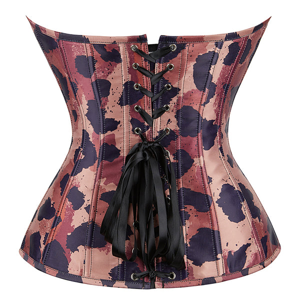 Overbust Lace up Party Corset, Vintage Goth Womens Corset,