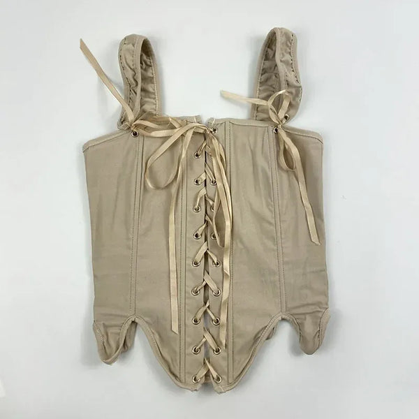 Renaissance Floral Milkmaid Corset, Cottagecore Bustier Corset Top