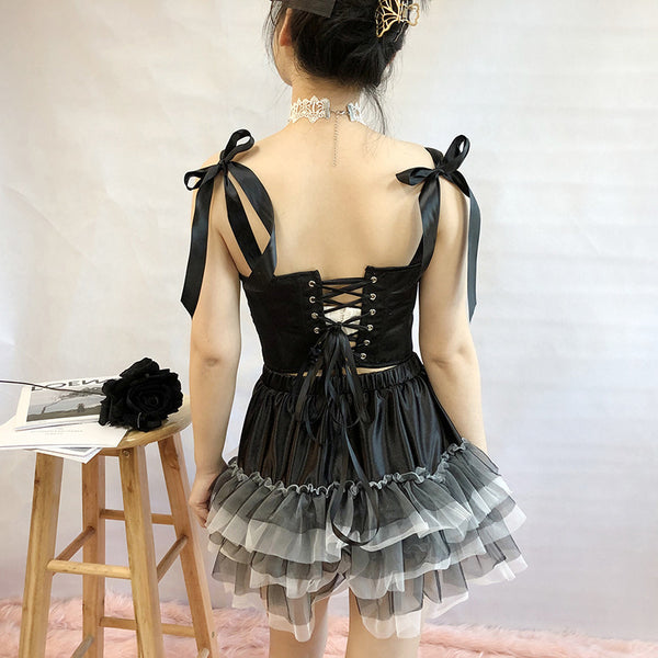 Renaissance Overbust Fairy Corset, Cottagecore Bustier Corset Top,
