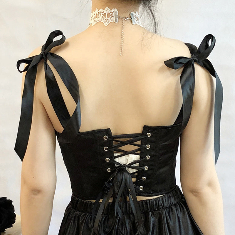 Renaissance Overbust Fairy Corset, Cottagecore Bustier Corset Top,