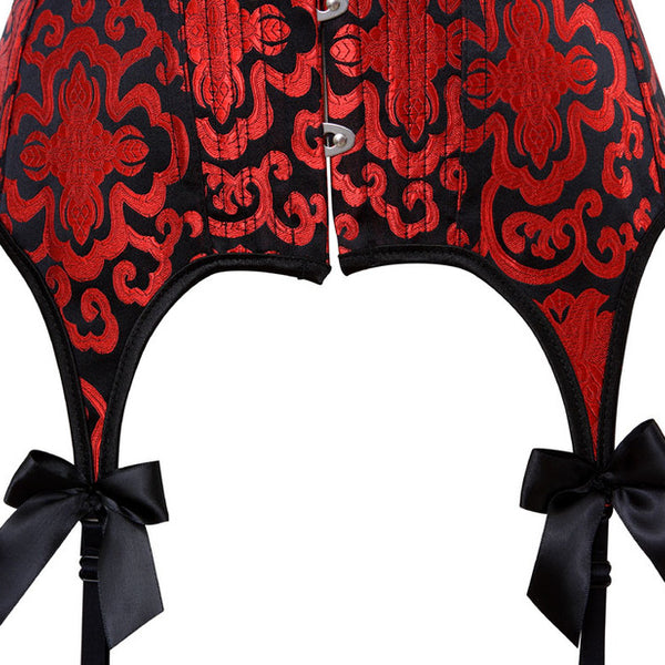Renaissance Overbust Gothic Corset, Medieval Lace up Victorian Corset,