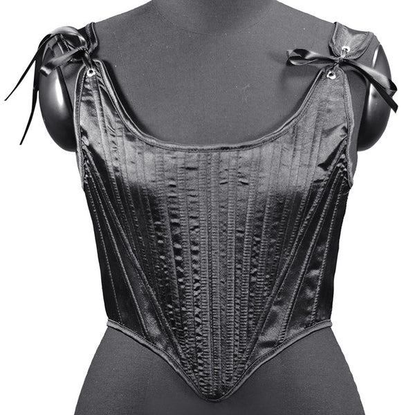 Renaissance Vinatege Overbust Corset, Medieval Elegant Lace up Corset, Ren Faire Cottagecore Shoulder Strap Corset