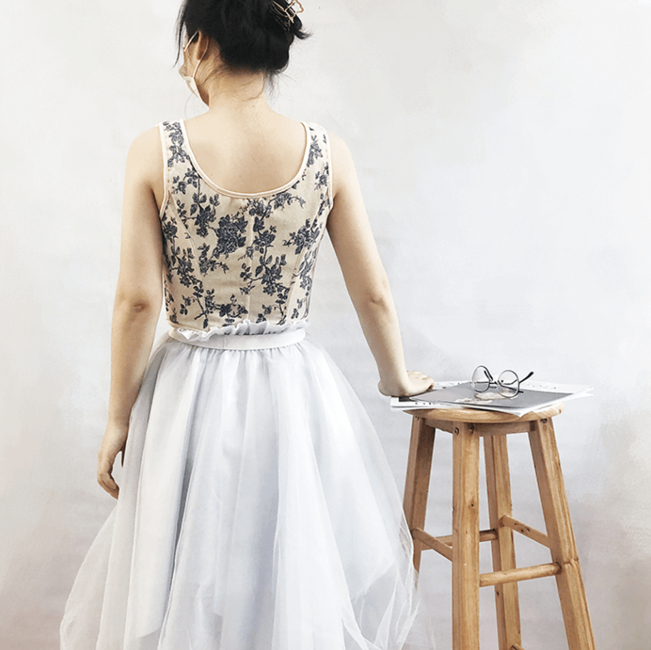 Floral Renaissance Milkmaid Corset, Fairy Bustier Corset Top, Vintage Prom Dress Corset