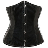 Underbust-PVC-Leather-Corset