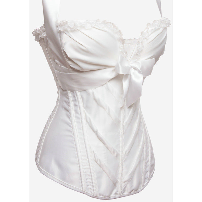 Unique Overbust Bow Tie Corset, Comfort Colours Renaissance Corset,