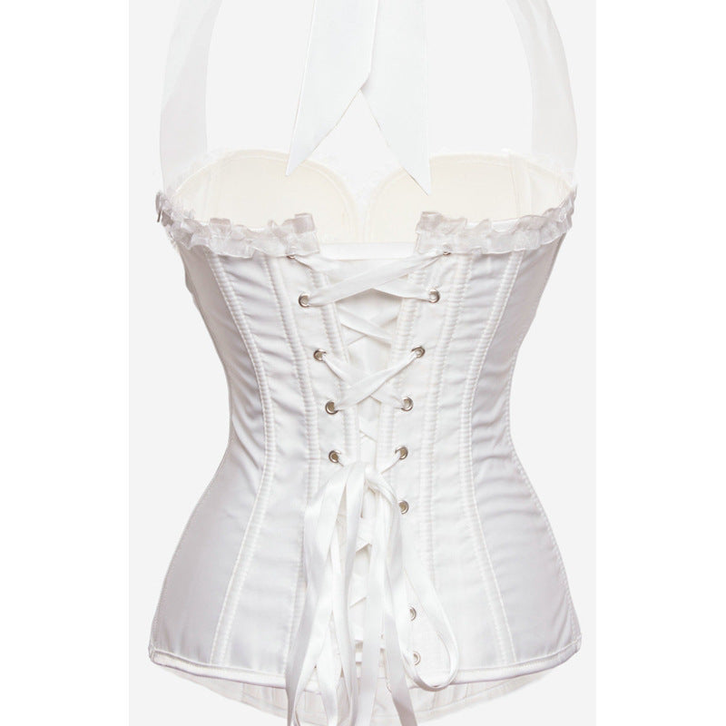 Unique Overbust Bow Tie Corset, Comfort Colours Renaissance Corset,