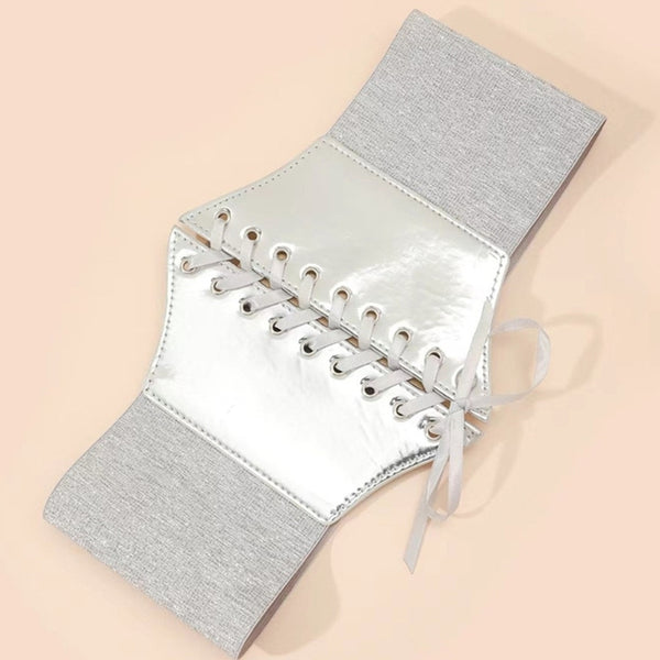 Unique Underbust Lace up Corset, Fairy Elastic Waist Corset Belt,