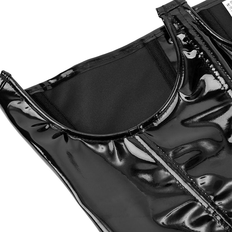Renaissance Underbust Black Corset, Cupless Wiast Corset Belt,