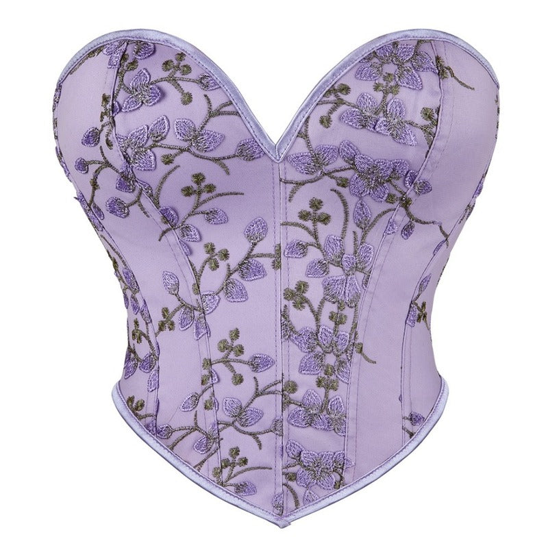 Party Dressing Gothic Overbust Corset, Bustier Crop Corset Top