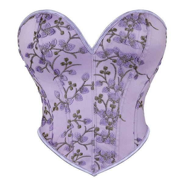 Party Dressing Gothic Overbust Corset, Bustier Crop Corset Top
