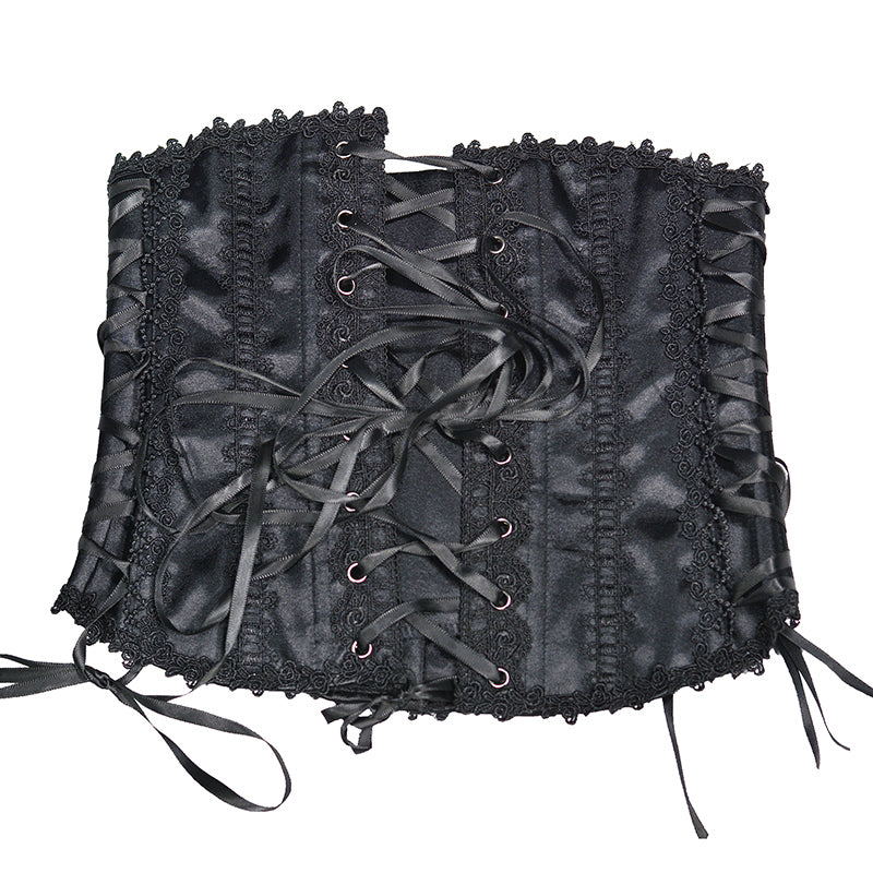 Floral Renaissance Lace Corset, Renaissance Goth Pirate Corset,