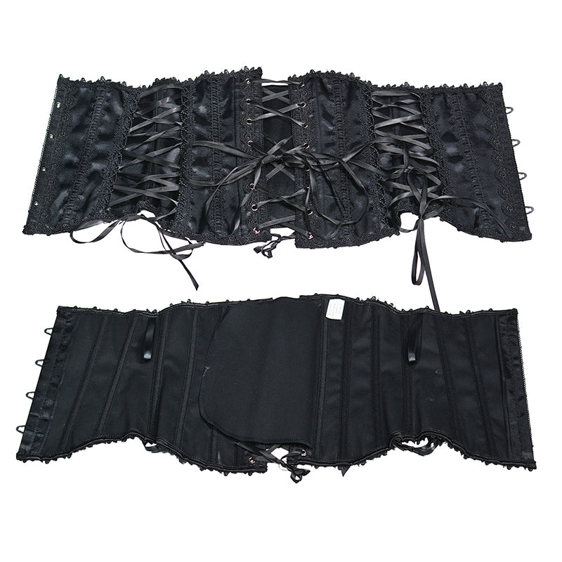 Floral Renaissance Lace Corset, Renaissance Goth Pirate Corset,