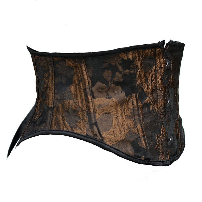 Floral Renaissance Underbsut Corset, Wide Waist Corset Belt