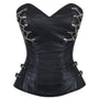 Gothic Valor Overbust Lace-Up Corset