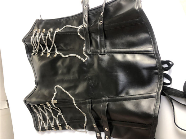 Gothic Valor Overbust Lace-Up Corset