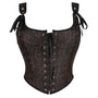 Medieval Renaissance Corset Top Ren Faire Y2k Black