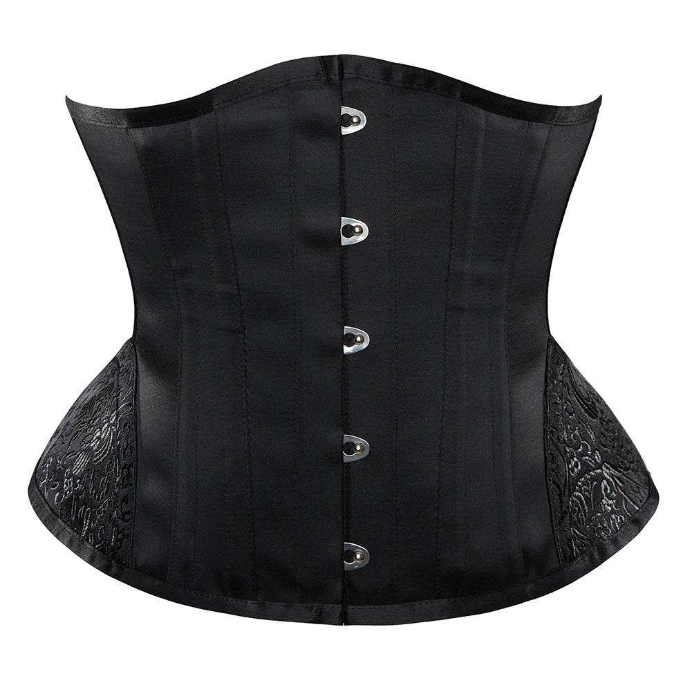 Medieval Renaissance Underbust Corset, Lace up Goth Pirate Corset,