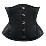 Medieval Renaissance Underbust Corset, Lace up Goth Pirate Corset,