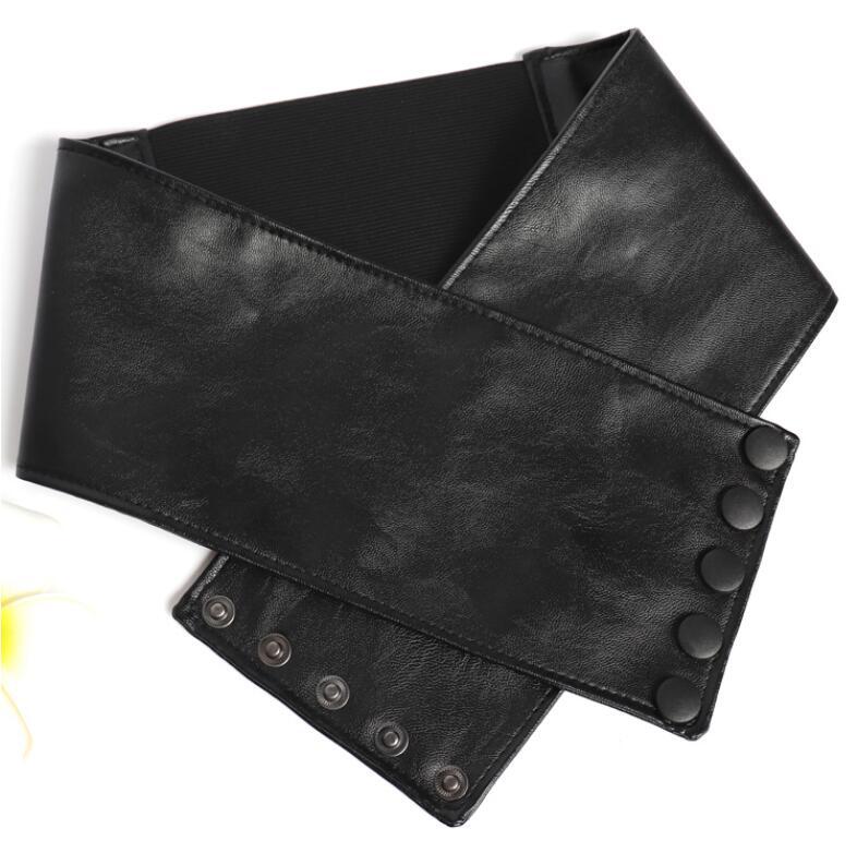 Gothic Noir Medieval Underbust Black Corset Belt