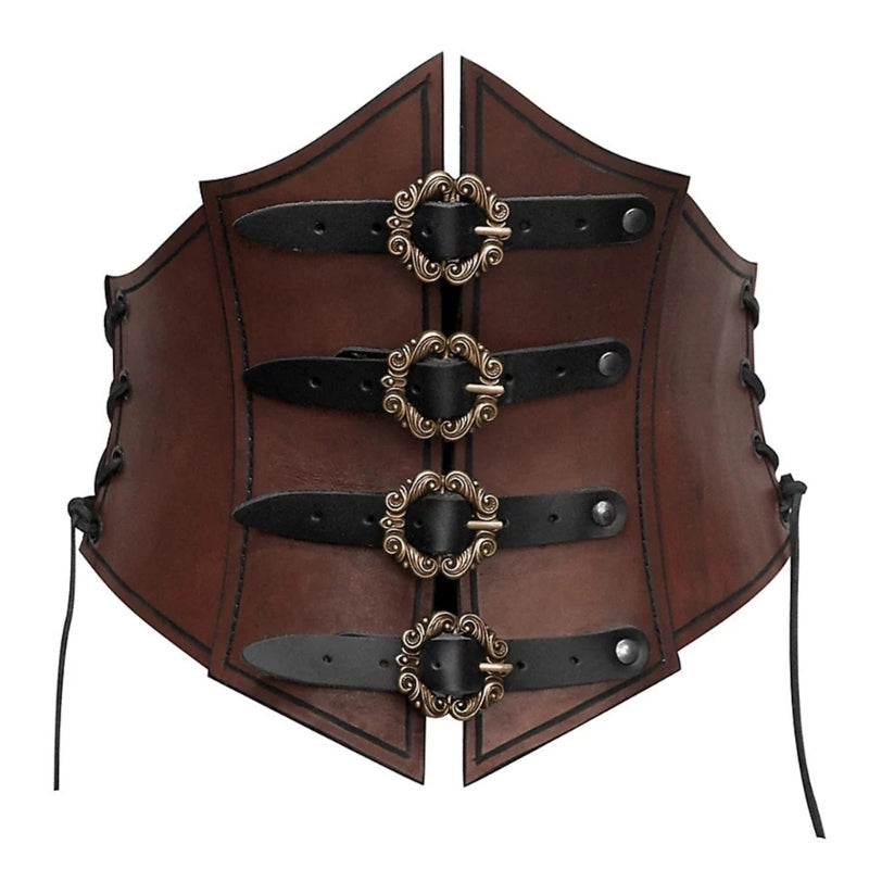 leather underbust belt