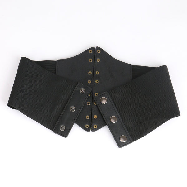 Medieval Underbust Ren Faire Corset, Victorian Steampunk Corset Belt, Renaissance Vintage Womens Corset With Metal Studs