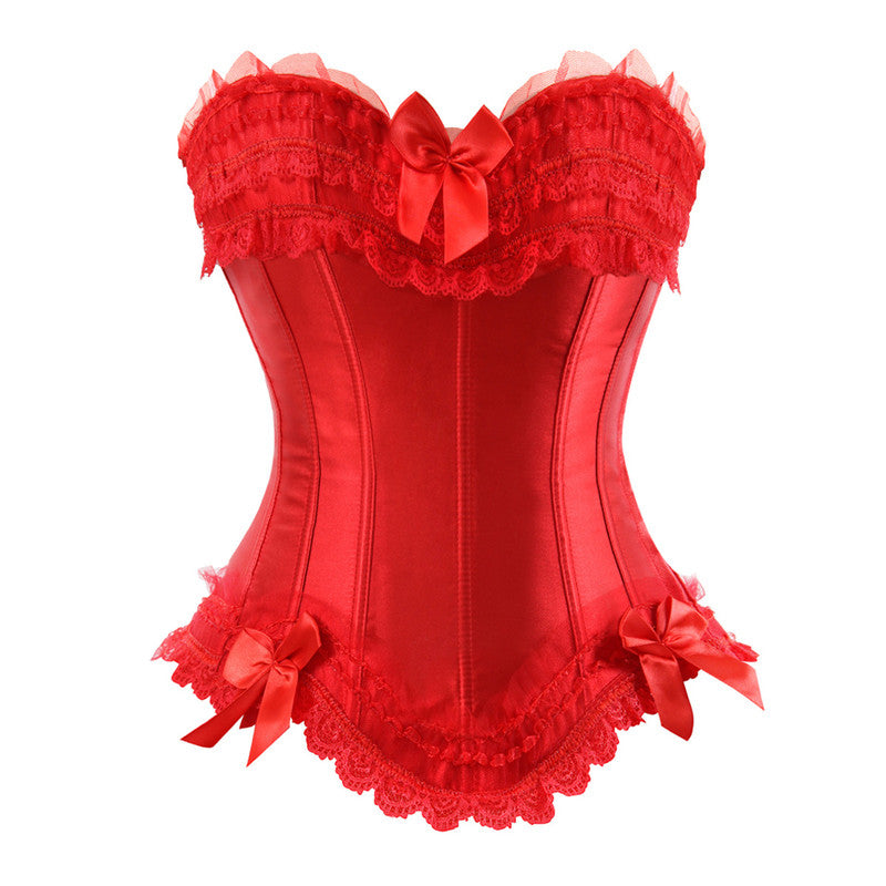 Medieval Vintage Prom Dress Corset, Renaissance Corset Top