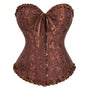 Ren Faire Floral Corset Top, Renaissance Prom Dress Corset