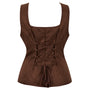 Ren Faire Vintage Corset Top, Renaissance Goth Overbust Corset