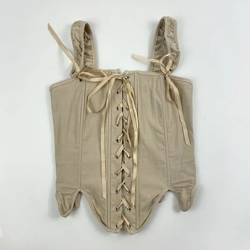 Renaissance Floral Milkmaid Corset, Cottagecore Bustier Corset Top