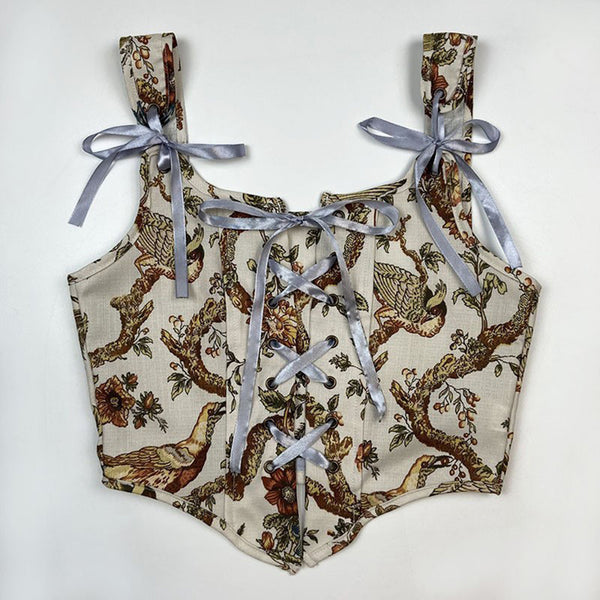 Renaissance Milkmaid Corset Top, Fairy Cupless Prom Dress Corset