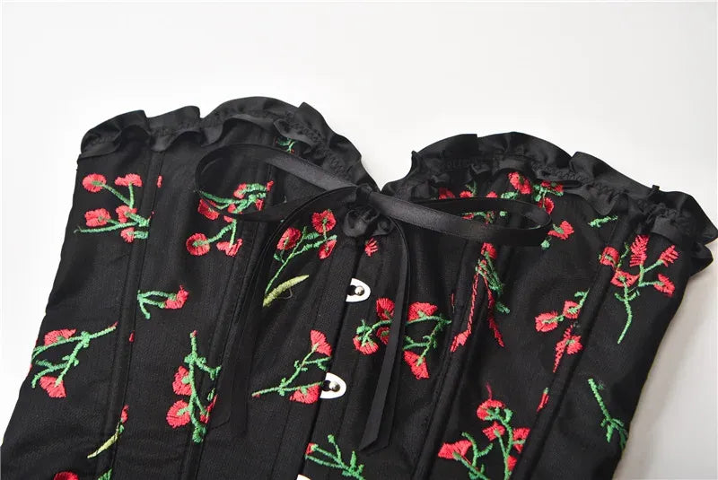 Victorian Garden Renaissance Overbust Floral Corset