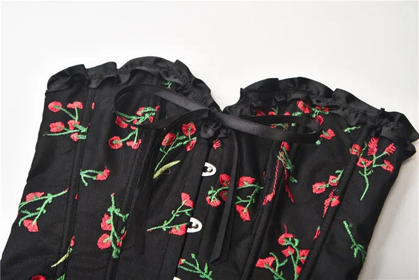 Victorian Garden Renaissance Overbust Floral Corset