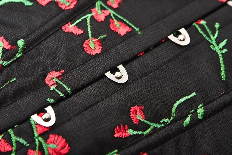 Victorian Garden Renaissance Overbust Floral Corset