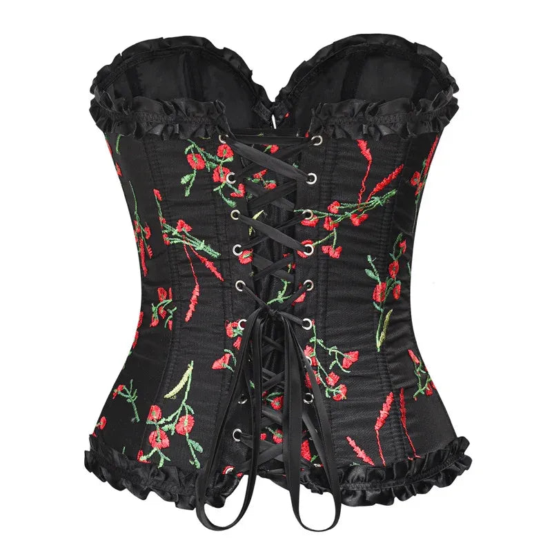Victorian Garden Renaissance Overbust Floral Corset