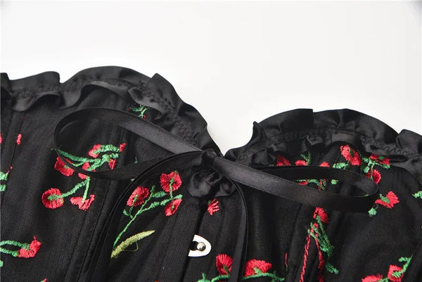 Victorian Garden Renaissance Overbust Floral Corset