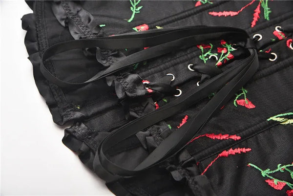 Victorian Garden Renaissance Overbust Floral Corset
