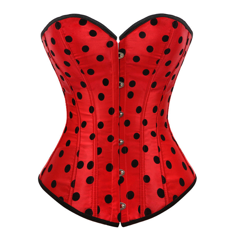 Renaissance Overbust Vintage Corset, Victorian Ren Faire Womens Corset,