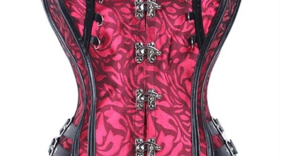 Steampunk Gothic Black Corset