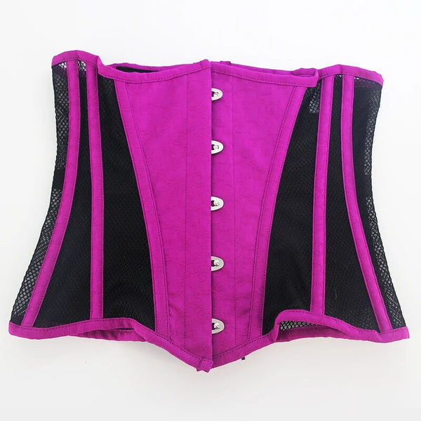 Renaissance Underbust Goth Corset, Victorian Retro Cosplay Corset,