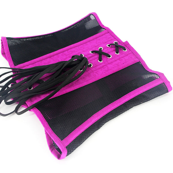 Renaissance Underbust Goth Corset, Victorian Retro Cosplay Corset,