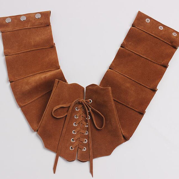 Renaissance Underbust Vintage Corset, Elegant Waist Leather Corset Belt,