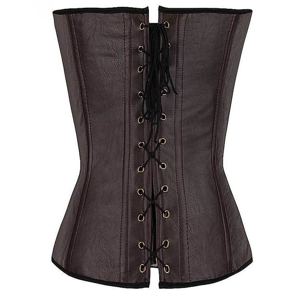 Renaissance Vintage Ren Faire Corset, Medieval Goth Overbust Corset, Victorian Steampunk Back Lace Up Corset