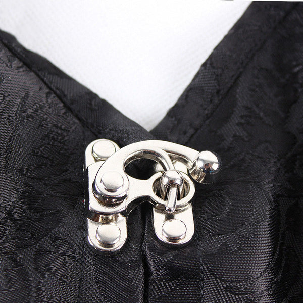 Steampunk Goth Pirate Corset, Medieval Renaissance Goth Corset, Unique Retro Black Floral Corset